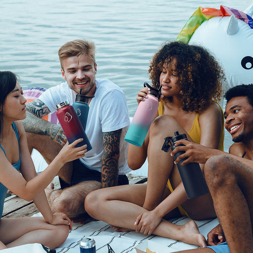 slim stainless steel water bottles