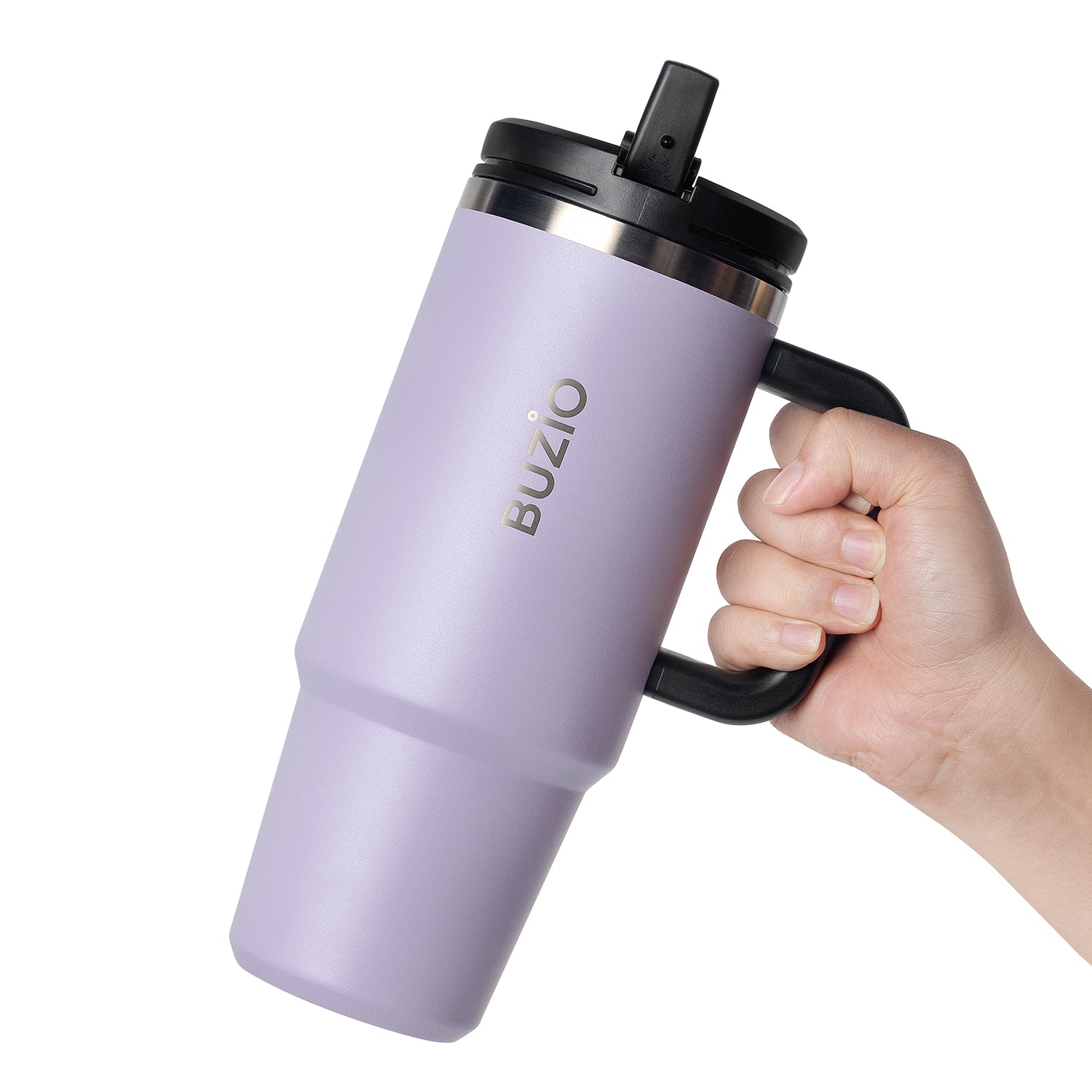 BUZIO Insulated Tumbler with 2-in-1 Lid and Straw, 30 oz Tumbler with  Handle, Stainless Steel Double…See more BUZIO Insulated Tumbler with 2-in-1  Lid