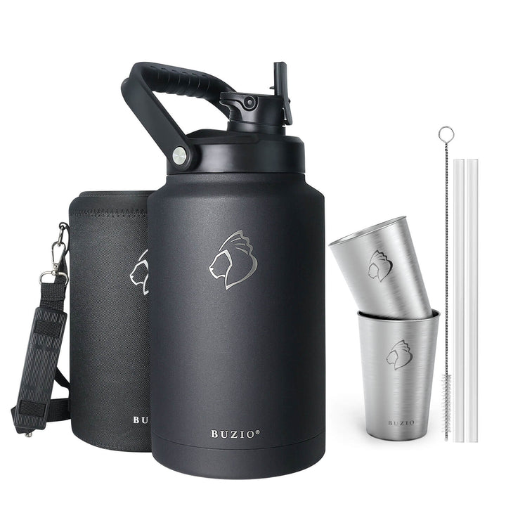 gallon jug with straw