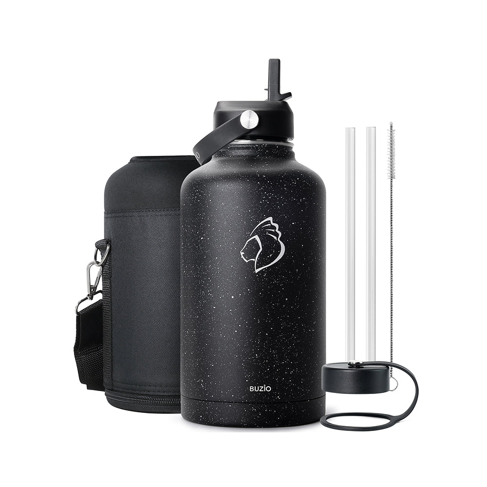Insulated Water Bottles with 2 Lids | 22oz - 128oz