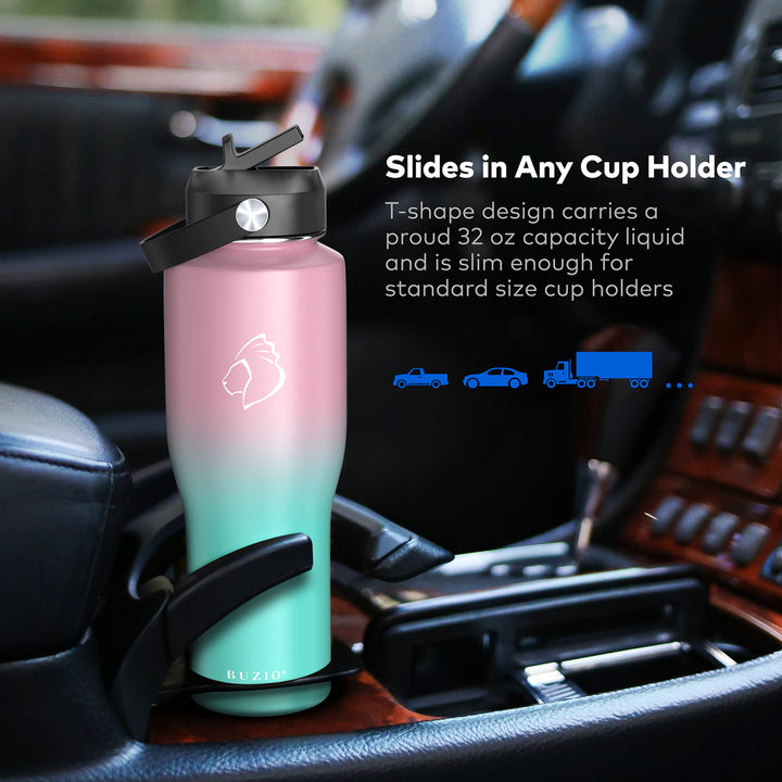 water bottle fror cup holder