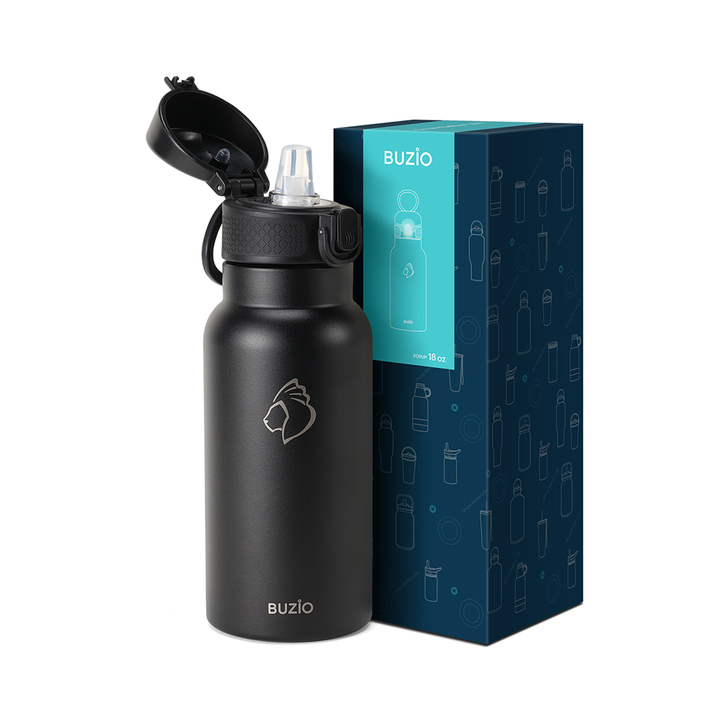 stainless steel bottle with straw