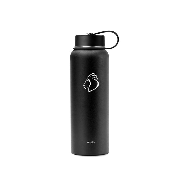 stainless steel water bottle with straw