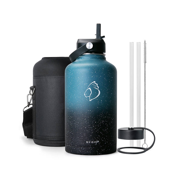 Duet Series Water Bottles with 2 Lids | 64oz