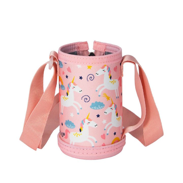 pink water bottle