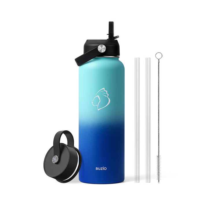 insulated water bottles with straw