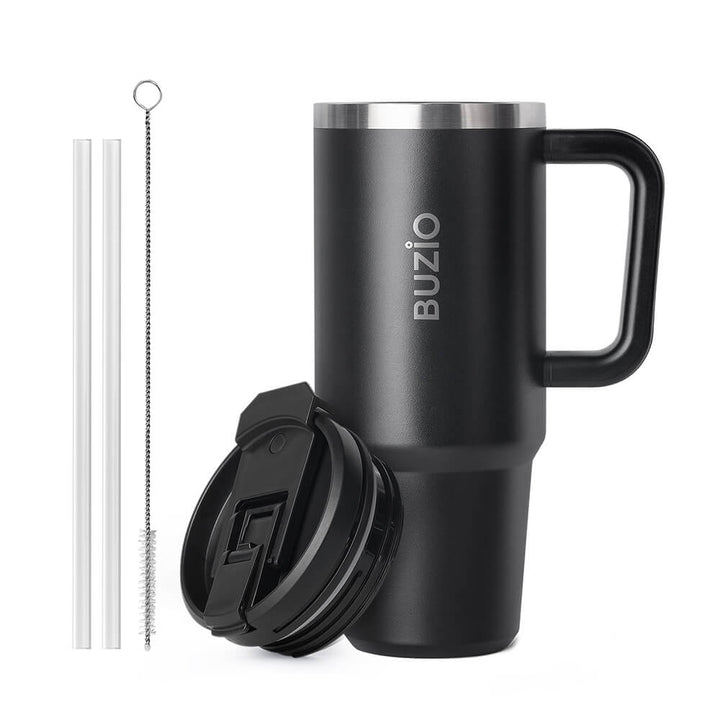 stainless steel tumbler with straw 