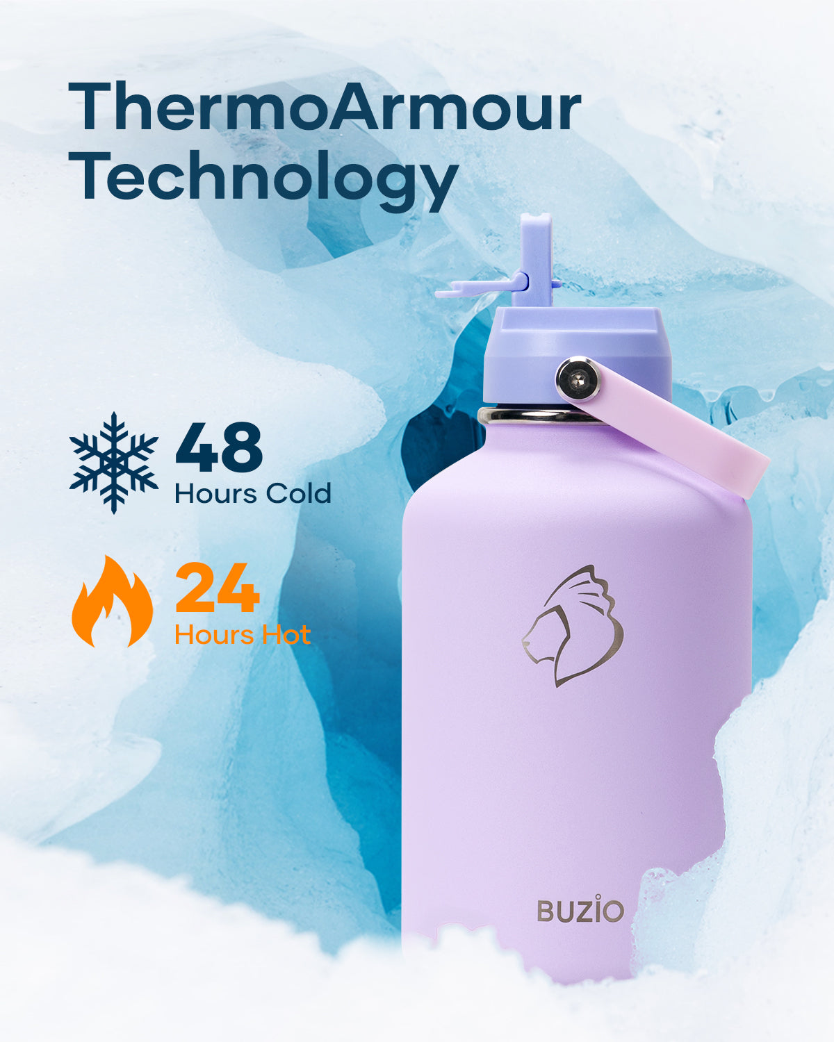 Duet Series Half Gallon Water Bottle | 64oz