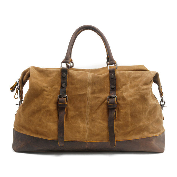 Waxed Canvas Duffel Bag Luggage Bag