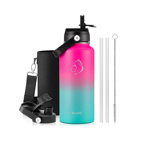 Insulated Water Bottles with Straw Lid | 32oz | Sorbet