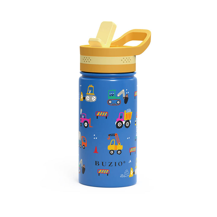 Insulated Water Bottle with Straw Lid for Kids | 14oz