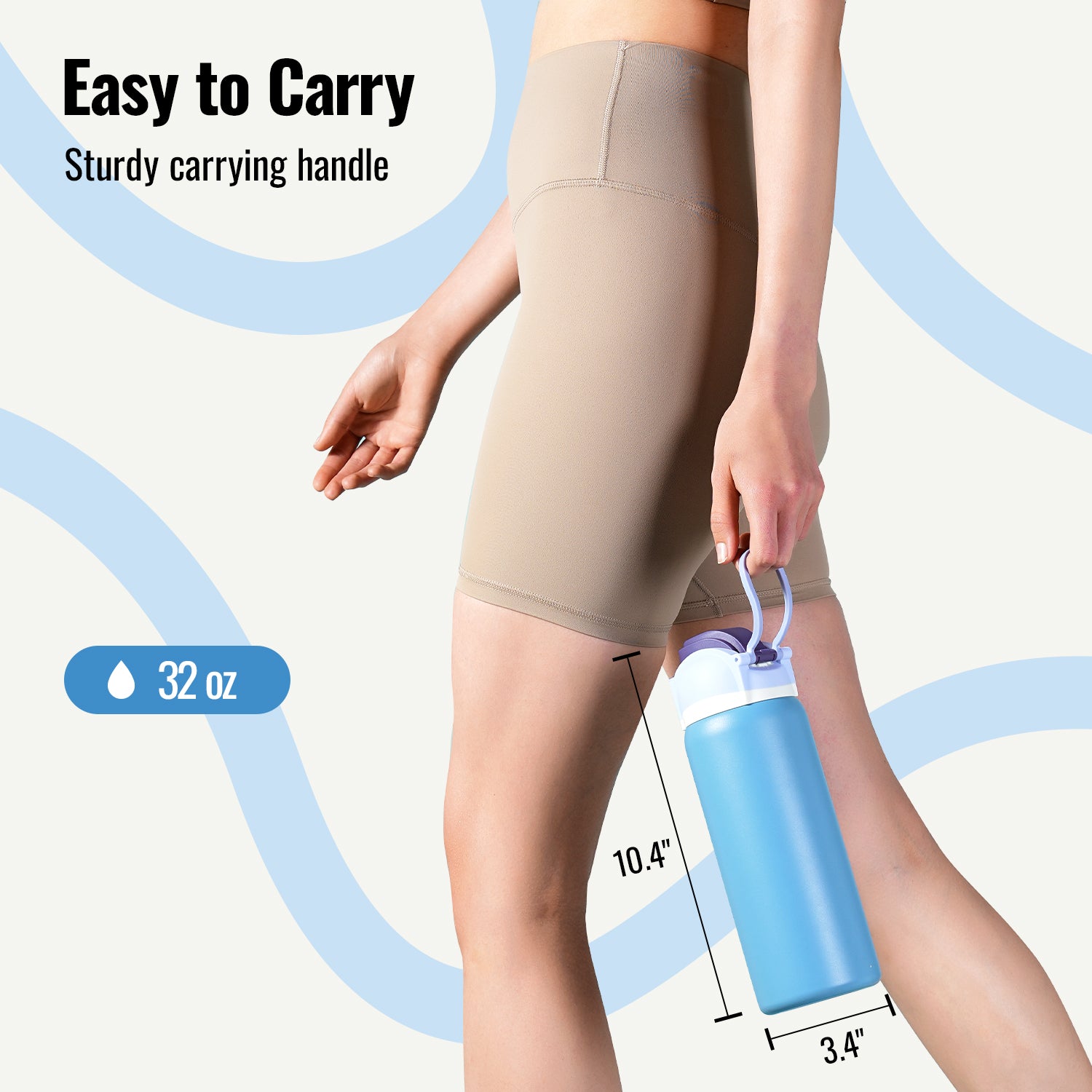 HuePop Series Insulated Water Bottle | 32oz