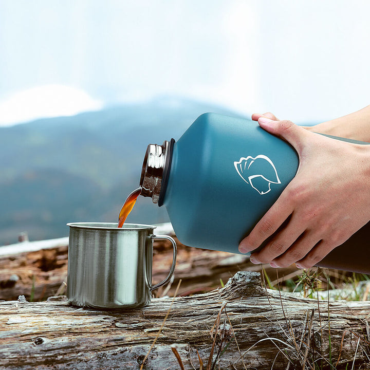 1 gallon water bottle with straw