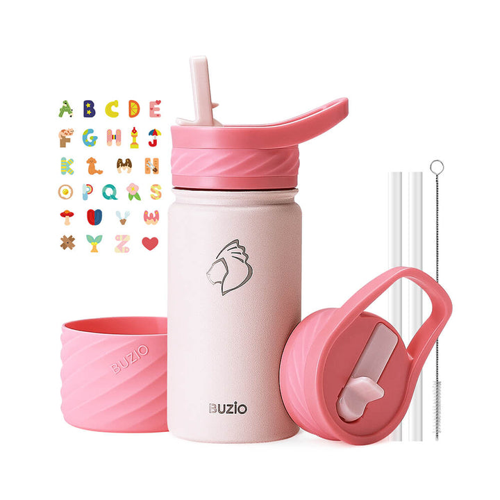 Kids Water Bottles with Boot and Stickers | 14oz