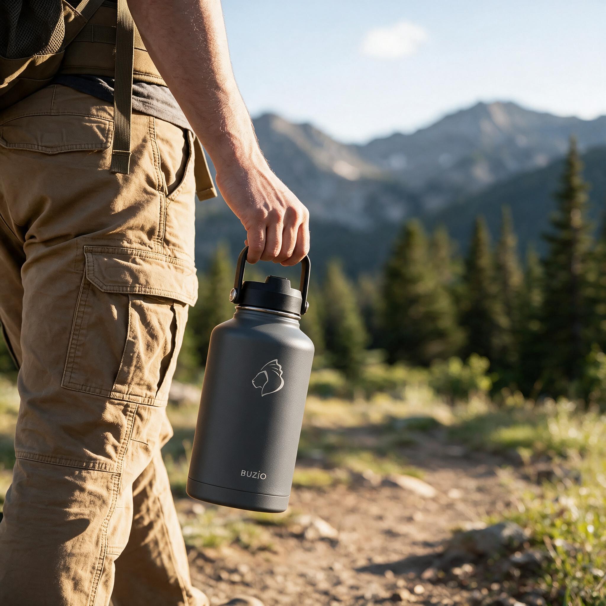 良品 ◎ ウブロ 水筒 ブラック A0301050 Shop Insulated Stainless Steel Water Bottle | Buzio Bottle