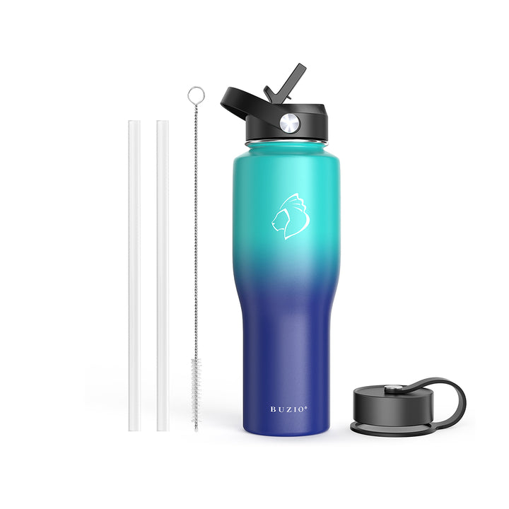 stainless steel water bottle that fits in cup holder