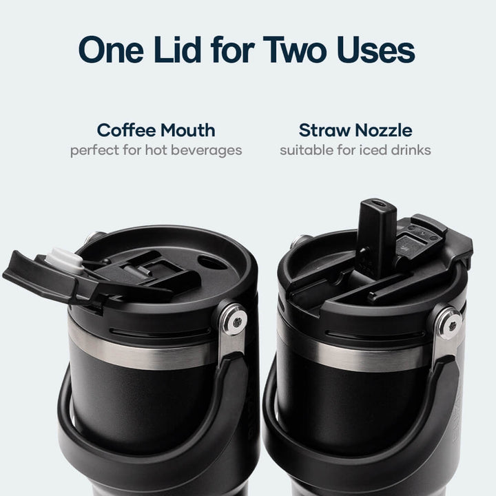 stainless steel tumbler with handle 