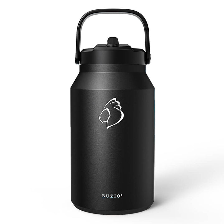 black water bottle