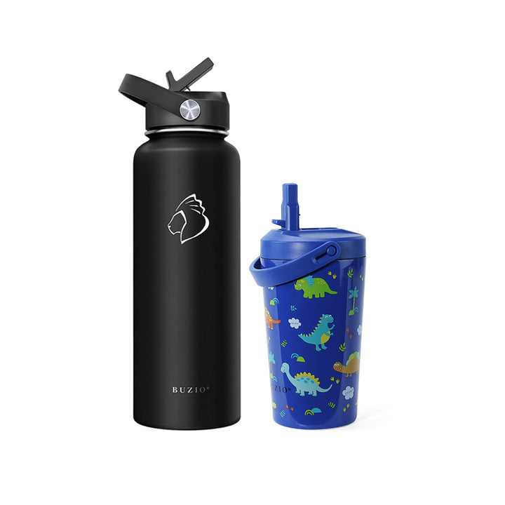 Water Bottle with Spout Lid