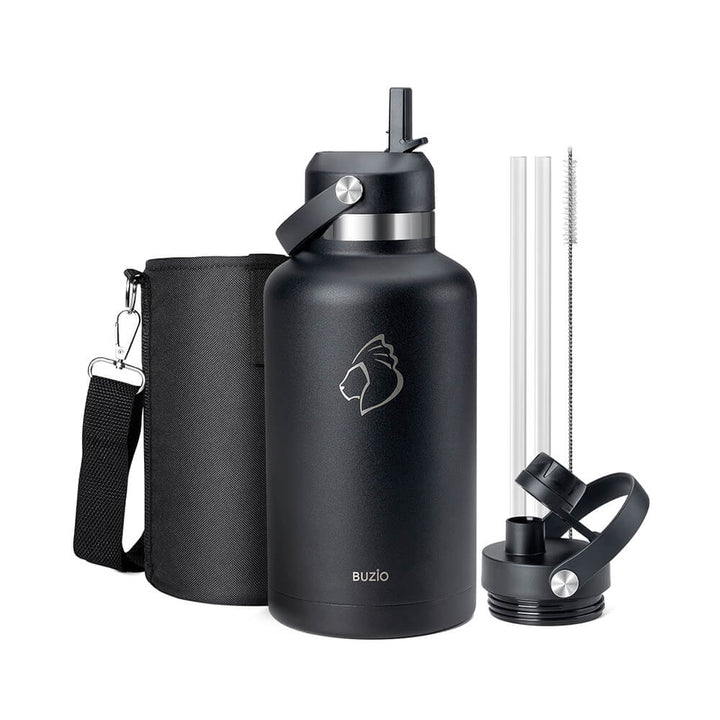 Duet Series Water Bottle with Straw Spout Lid | 64oz
